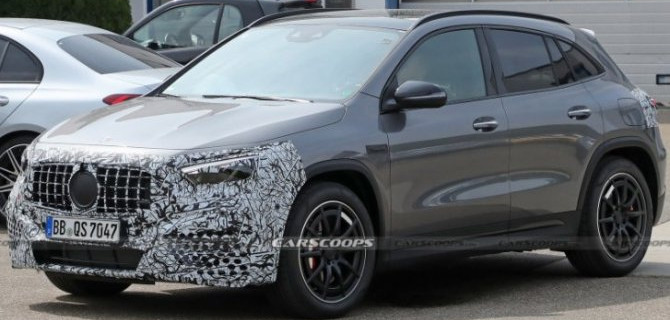 Mercedes-AMG GLA 45 проходит рестайлинг