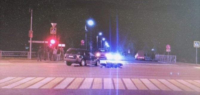 В Северодвинске в ДТП пострадал мотоциклист