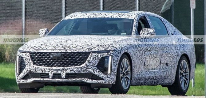Новый седан Cadillac CT6 получил серийные кузовные элементы