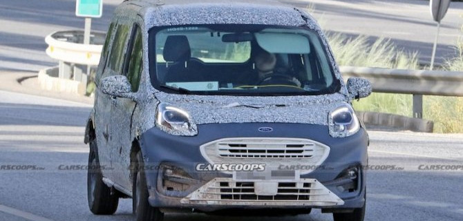В США замечен прототип минивэна Ford Transit Courier нового поколения