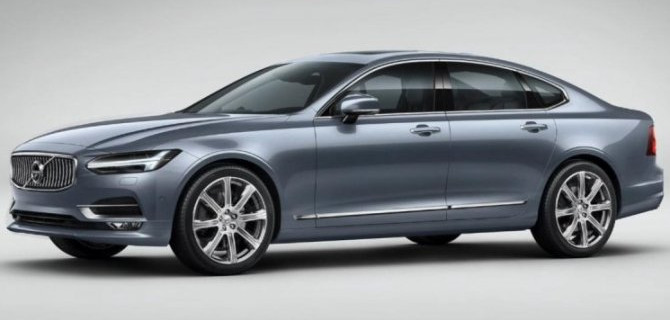 Опубликованы рендеры седана Volvo S90 нового поколения