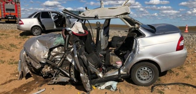 Оба водителя погибли в ДТП в Калмыкии