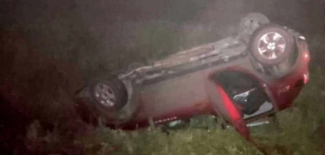 Женщина погибла при опрокидывании машины в Татарстане
