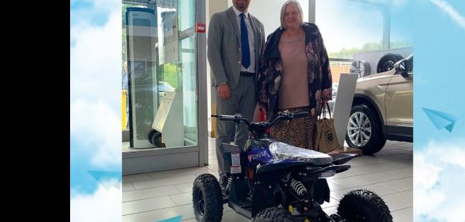 В дилерских центрах АвтоСпецЦентр Внуково подвели итоги розыгрыша квадроцикла