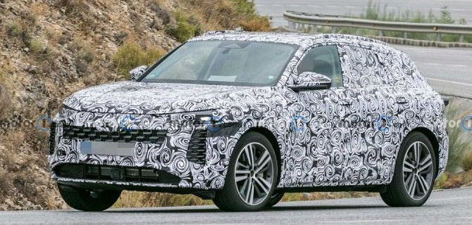 Обновлённый кроссовер Audi RS Q5 получит гибридную силовую установку