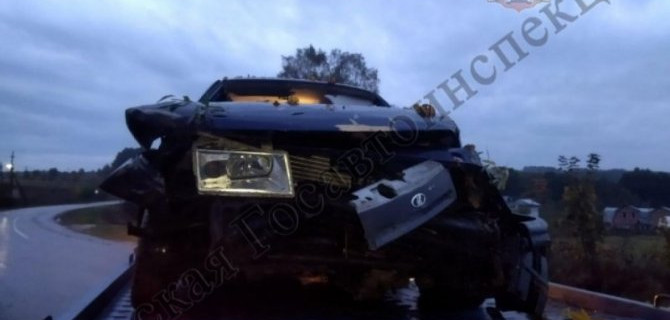 Под Тулой пьяный водитель без прав врезался в дерево – пострадала пассажирка