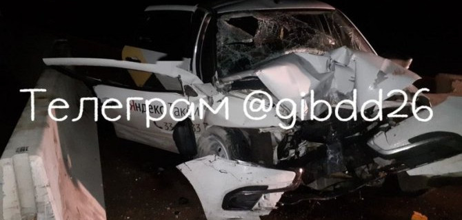 В ДТП в Предгорном округе Ставропольского края пострадали 4 человека