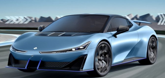 В Китае представлен сверхмощный электрический гиперкар