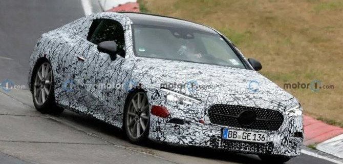 На испытания выехал спорткар Mercedes-Benz CLE Coupe нового поколения