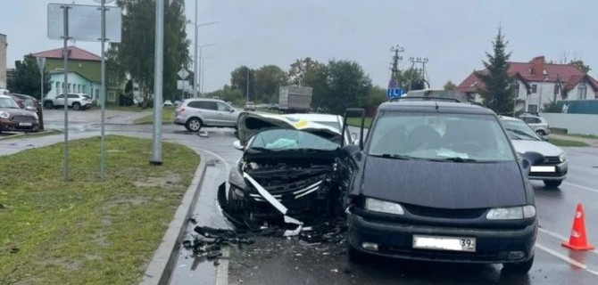 Два человека пострадали в ДТП в Гурьевске