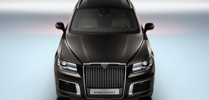 В Москве прошла официальная презентация люксового внедорожника Aurus Komendant 