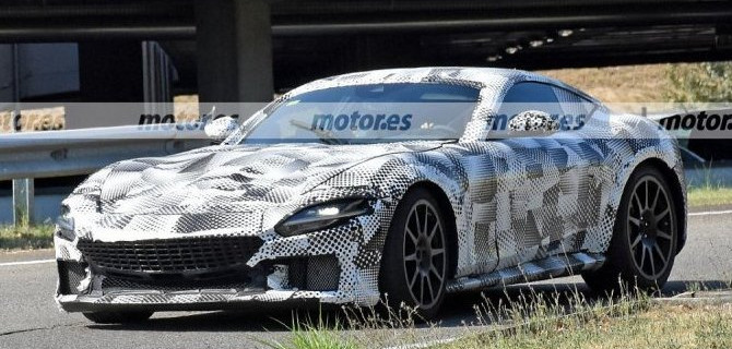 В Италии замечен прототип нового суперкара от Ferrari