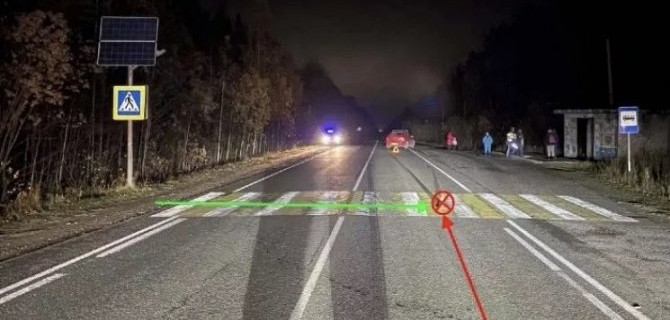 Под Сыктывкаром водитель иномарки сбил двух женщин