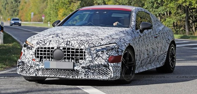 В Германии испытывается «заряженное» купе Mercedes-AMG CLE 63 S нового поколения