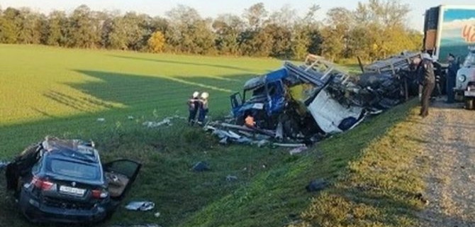 В массовом ДТП в Краснодарском крае погиб человек