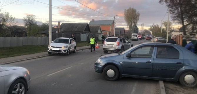 В ДТП в Калужской области пострадала женщина