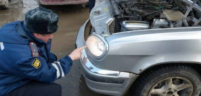 За незаконный тюнинг фар можно лишиться «прав» на год