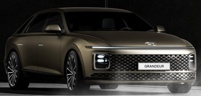 Рассекречен люксовый седан Hyundai Grandeur нового поколения