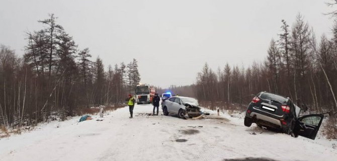 Один человек погиб, трое пострадали в ДТП в Якутии