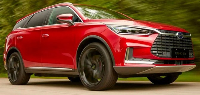 Представлен электрокроссовер BYD Tang, предназначенный для Европы