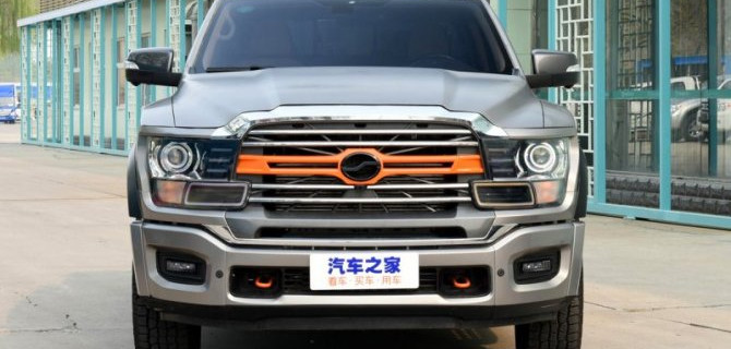 В Китае представлен новый, огромный по тамошним меркам, пикап