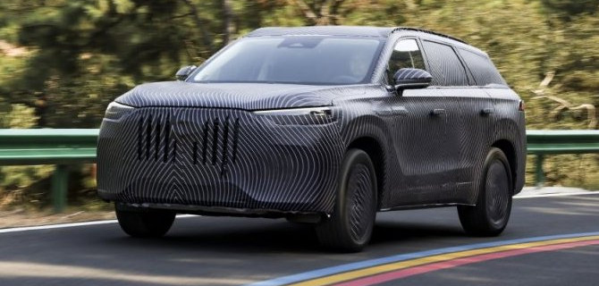 В Китае испытывается большой кроссовер Chery Tiggo 9, который станет новым флагманом фирмы