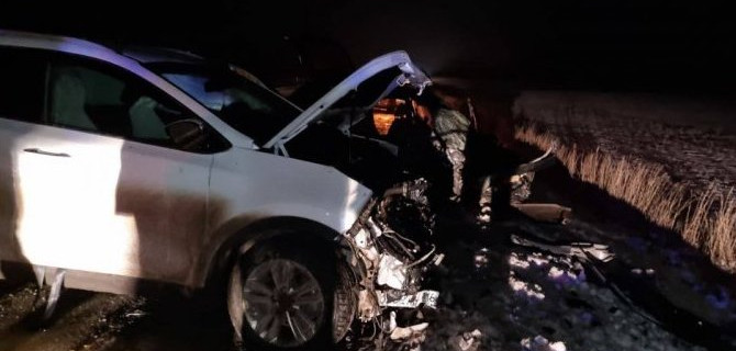 На трассе в Татарстане "Калина" столкнулась с иномаркой, один человек погиб