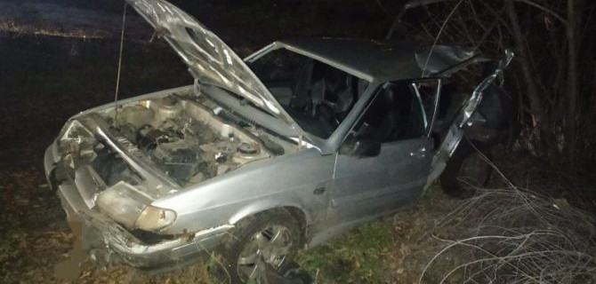 В Воронежской области ВАЗ с компанией молодежи въехал в дорожный знак, а затем в дерево. Погибли трое