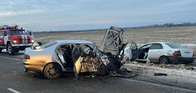 В столкновении «Короллы» и «Короны» под Лесосибирском пострадали шесть человек, в их числе - ребенок