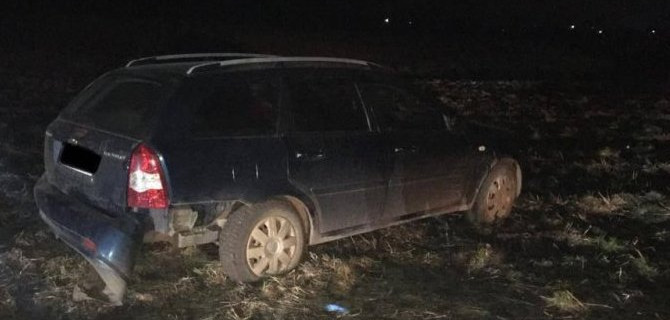 На трассе в Воронежской области иномарка съехала в кювет, водитель погиб