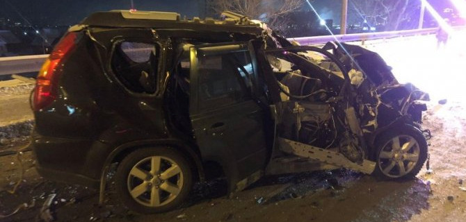 В Новосибирске в ДТП с участием трех автомобилей погиб водитель одного из них