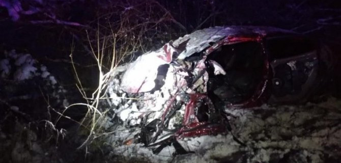 В Татарстане водитель иномарки погиб после столкновения с КамАЗом