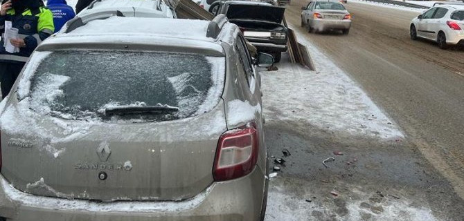 В массовом ДТП на Московском проспекте в Воронеже пострадали два человека