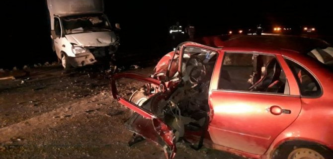 В Башкирии столкнулись «ГАЗель» и «Лада», один человек погиб