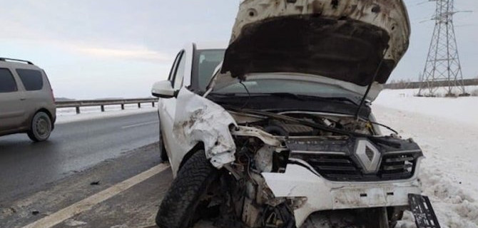 ДТП с участием школьного автобуса произошло на трассе в Тюменской области