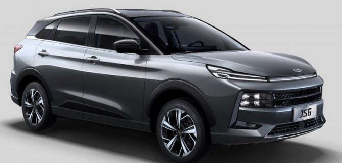 В нашей стране начался приём заказов на кроссоверы JAC JS6