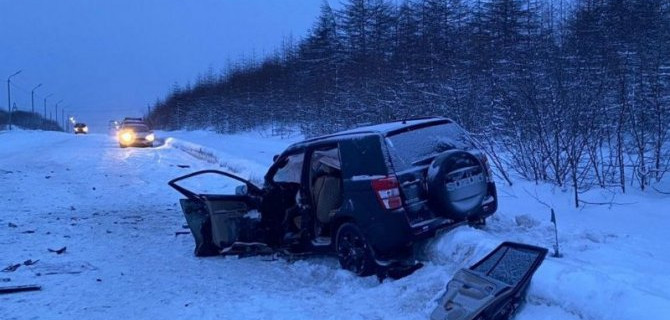 В Магадане в ДТП с тремя иномарками пострадали водители