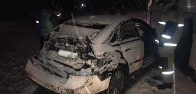 Автобус с 50 пассажирами попал в ДТП в Воронежской области