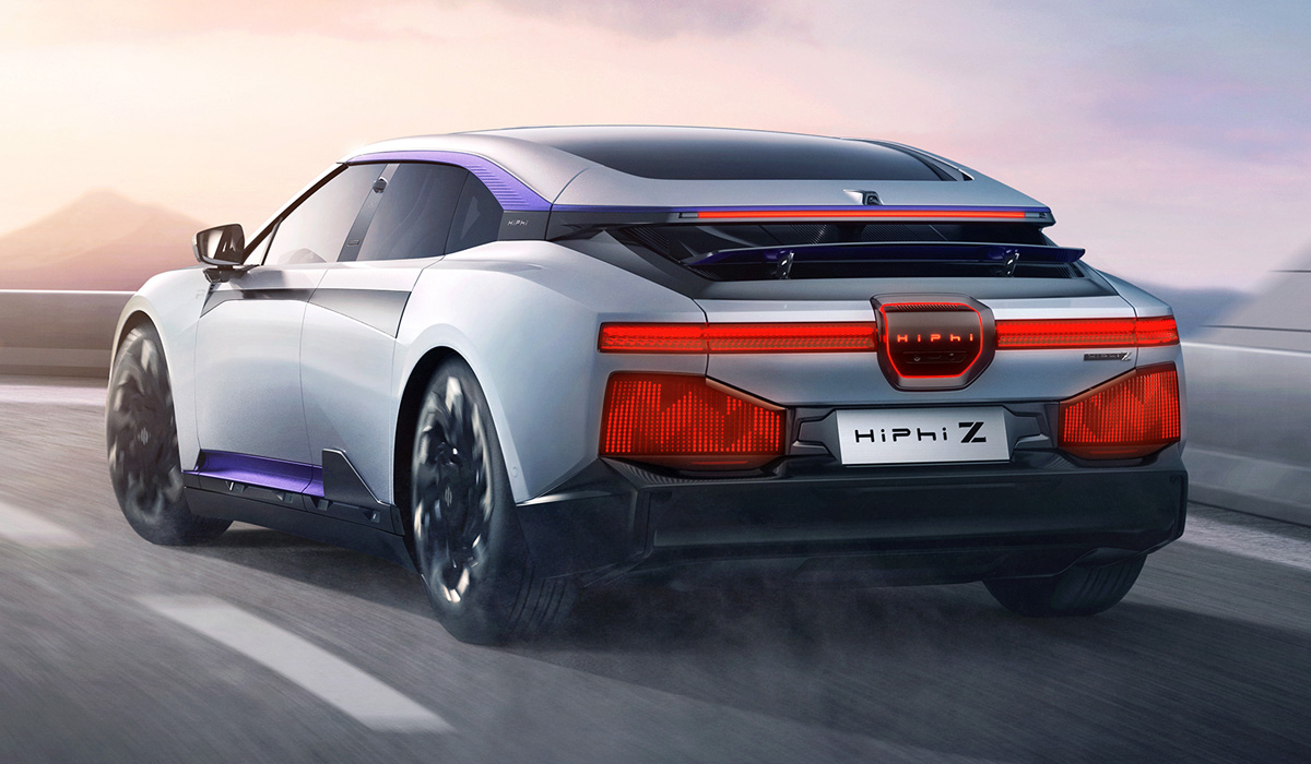 Электроседан HiPhi Z: «космический» дизайн, высокая мощность и сплошной хай-тек хифи 2