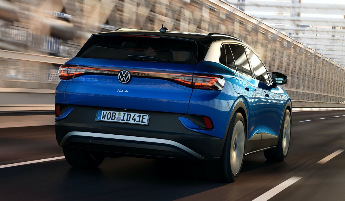 В нашей стране начались продажи электрокроссоверов Volkswagen ID.4 фолькс 2
