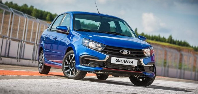 Седаны Lada Granta Drive Active временно будут окрашиваться только в чёрный цвет