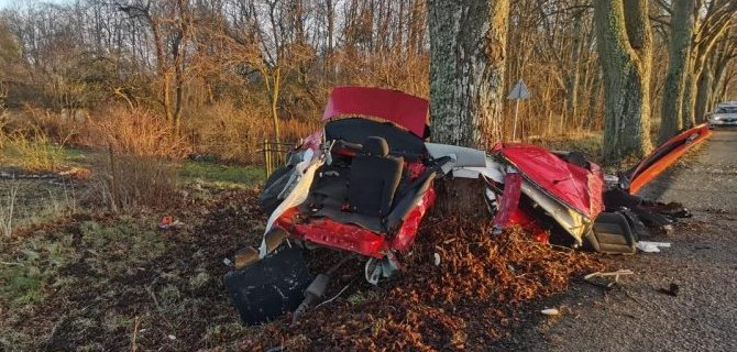В Калининградской области юная автомобилистка погибла, врезавшись по очереди в два дерева