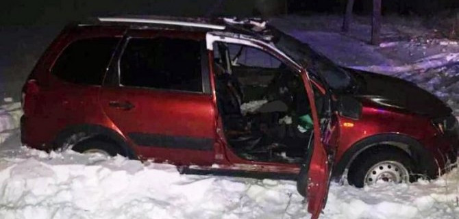В Воронежской области «Лада» опрокинулась в кювет, водитель погиб, пострадали пассажиры