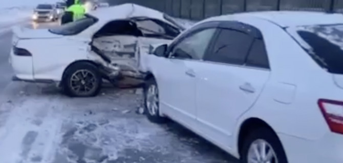 В Братске столкнулись две «Тойоты», один человек погиб, двое пострадали