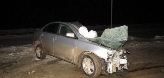 В Татарстане столкнулись две иномарки, один из водителей погиб