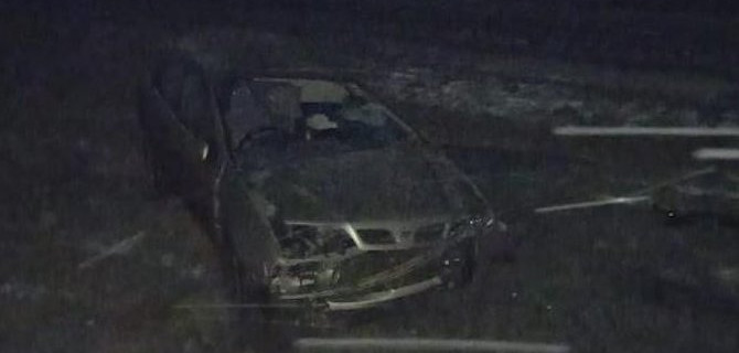 На Ставрополье «Ниссан» опрокинулся, съехав в кювет, пострадал пожилой водитель