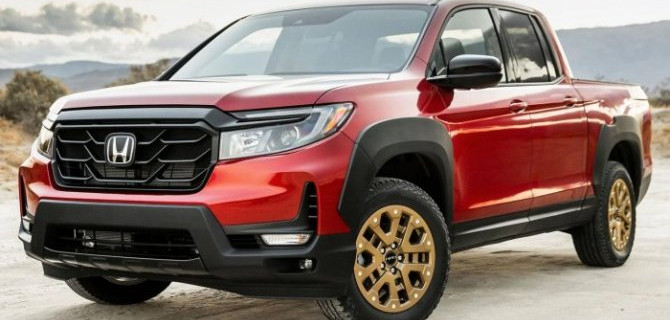 Начались российские продажи пикапов Honda Ridgeline