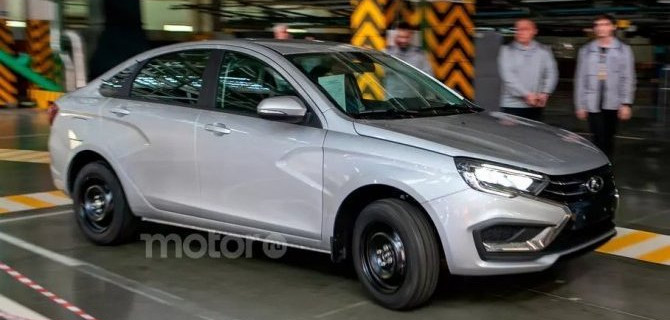 Волжский автозавод планирует выпустить в нынешнем году примерно 100 000 Lada Vesta NG