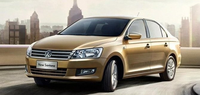 На российском авторынке появились седаны Volkswagen Santana китайского производства