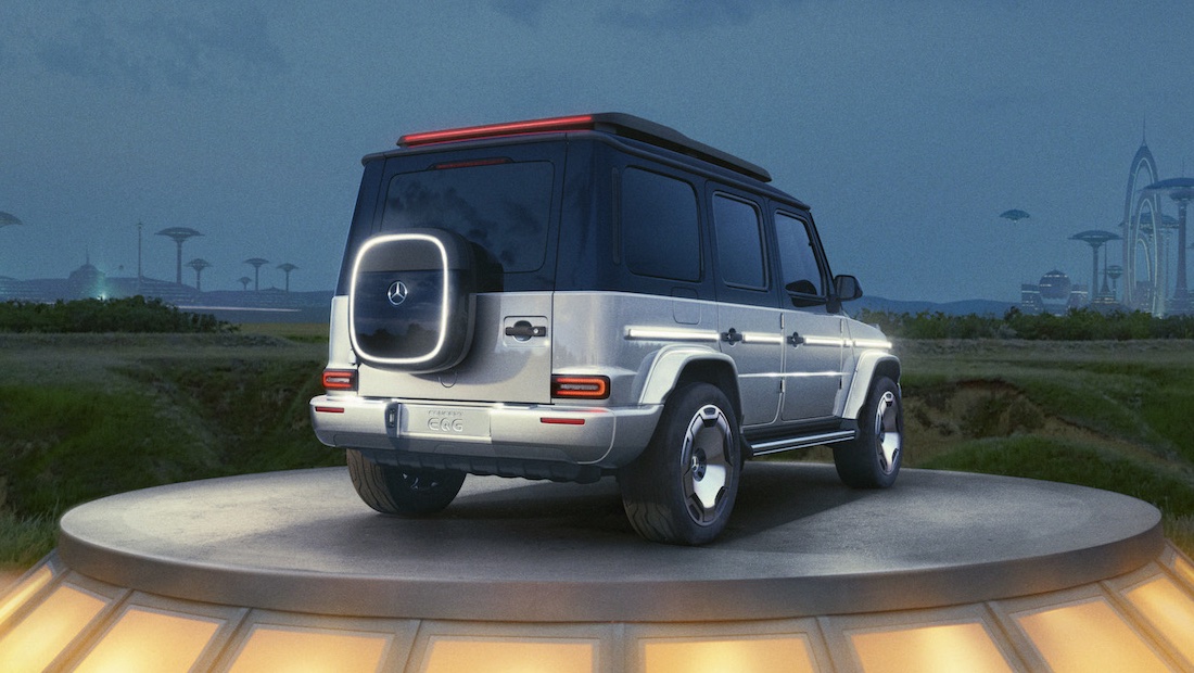 Электрический "Гелик" почти готов – фотошпионы засняли тесты Mercedes-Benz EQG Концепт Mercedes-Benz EQG